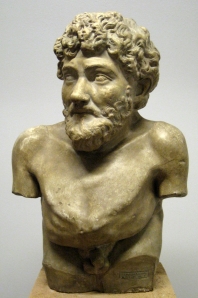Hellenistic statue claimed to depict Aesop, Art Collection of Villa Albani, Rome.